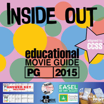 Preview of Movie Guide made for Inside Out | EQ | Social Learning (PG - 2015)