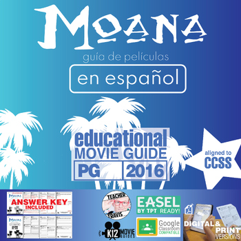 Preview of Movie Guide made for Moana in Spanish | Español (PG - 2016)