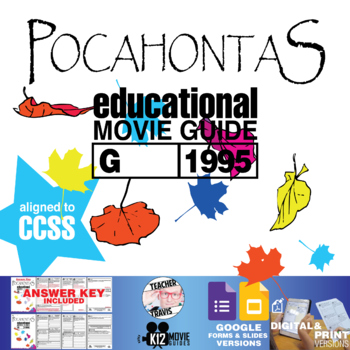 Preview of Movie Guide made for Pocahontas | Questions | Worksheet | Google (G - 1995)