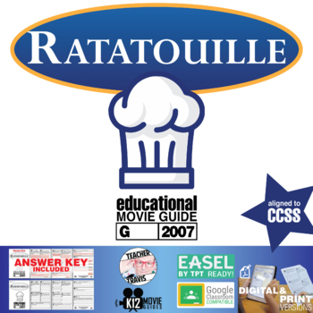 Preview of Movie Guide made for Ratatouille | Worksheet | Questions | Google (G - 2007)