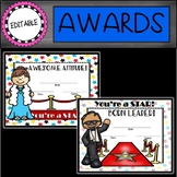 Movie/Hollywood End of the Year EDITABLE Awards