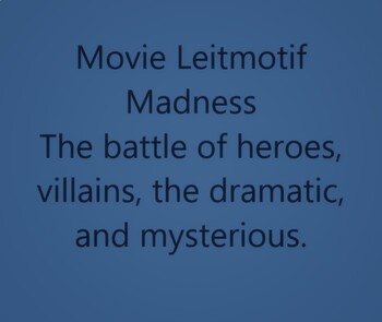 Preview of Movie Leitmotif Madness