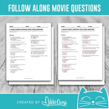 Movie Math Coordinate Graphing Picture & Movie Guide A Charlie Brown 
