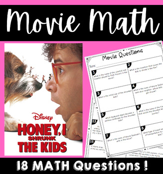 Preview of Movie Math: Honey, I Shrunk the Kids!