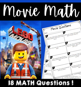 Preview of Movie Math: LEGO Movie