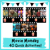 Movie Monday - 40 Opener Activities Guess the Movie!