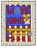 Movie Night Math and Literacy Centers with Tic-Tac-Toe Rubric