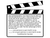 Movie Permission Form