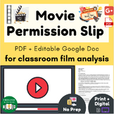 Movie Permission Slip