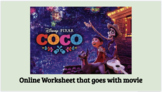 Movie Questions (Online - Google Slides): Coco (English)