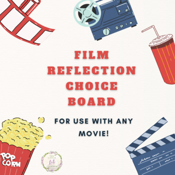 Preview of Movie Reflection Questions Choice Board