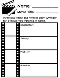 Movie Response Pages | Remote Learning
