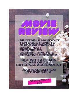 Preview of Movie Review Critique Assignment