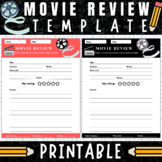 Movie Review Template | Film Review Worksheet