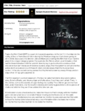 Movie Review Template - Film Studies Specific!