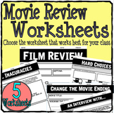 Movie Review Worksheets: Film Review