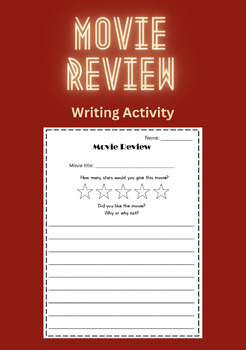 Preview of Movie Review Writing