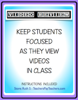 Preview of Video Review for Students