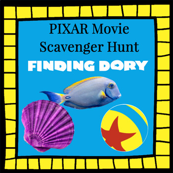 Preview of Printable Activity For Finding Dory Movie