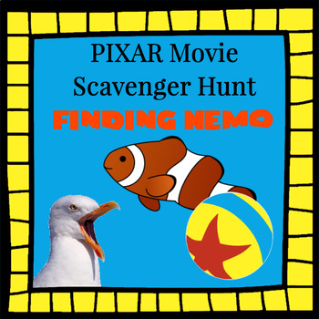 Preview of Printable Activity For Finding Nemo Movie