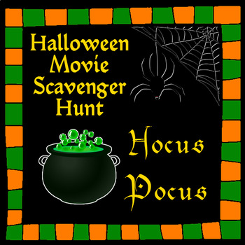 Preview of Halloween Movie Printable Activity For Hocus Pocus