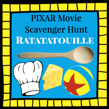 Preview of Printable Activity For Ratatouille Movie