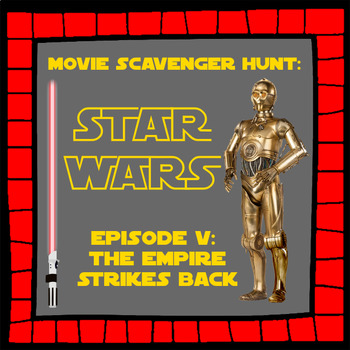 Preview of Printable Activity For Star Wars Episode V: The Empire Strikes Back Movie