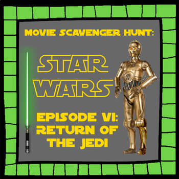 Preview of Printable Activity For Star Wars Episode VI: Return of the Jedi Movie