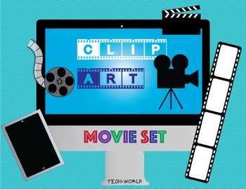 Movie Set Clip Art by Tech-World | Teachers Pay Teachers