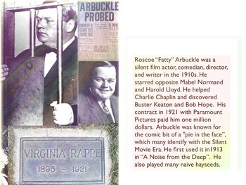 Preview of Movie Star Roscoe Arbuckle aka "Fatty" early Hollywood 3 Trials Rape Murder