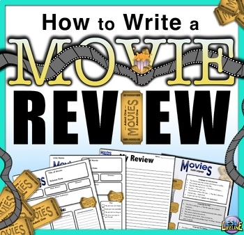 Preview of How to Write Movie Reviews - High School Film Studies Worksheets & Presentation