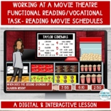 Movie Theatre Vocational Task & Functional Reading of Sche