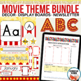 Movie Theme Classroom BUNDLE, Printable Decor, Editable Ne