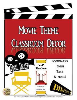 Movie Theme Classroom Decor by The TOTY Class | TpT