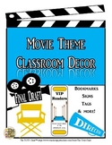 Movie Theme Classroom Decor( Turquoise)