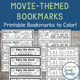 Movie-Themed Printable Bookmarks | Coloring Bookmarks