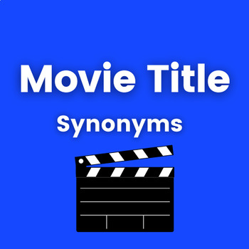 Preview of Movie Title Synonyms Game