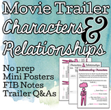 Movie Trailer Characters and Relationship Lesson Pack