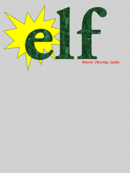 Preview of Movie Viewing Guide Compatible with ELF