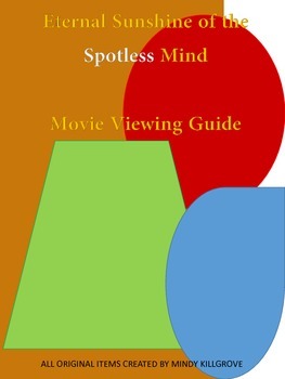 Preview of Movie Viewing Guide Compatible with Eternal Sunshine of the Spotless Mind