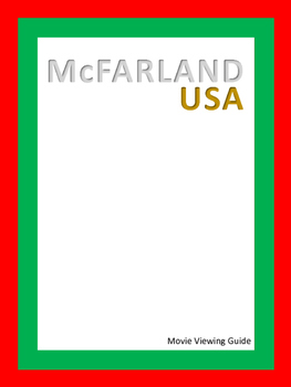 Preview of Movie Viewing Guide Compatible with McFarland USA