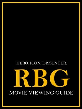 Preview of Movie Viewing Guide Compatible with RBG