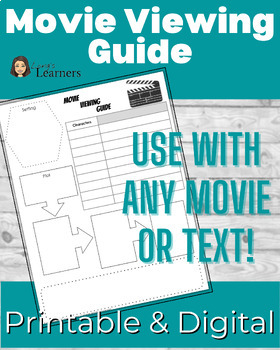 Preview of Movie Viewing Guide/Worksheet for ANY Movie or Text