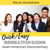Movie Worksheet: Asian American History Documentary