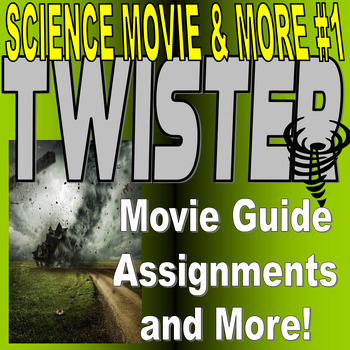 Preview of TWISTER: Science Movie and More #1 (worksheets / no prep / weather / Sub)