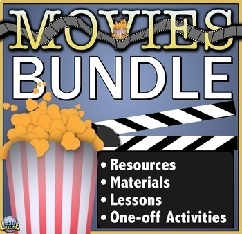 Preview of Film Studies & Filmmaking Worksheets, Movie Activities, Media Studies Resources