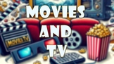 Movies & TV Thematic Vocabulary Pack for English Language 