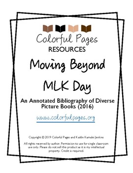 Preview of Moving Beyond MLK Day: An Annotated Bibliography of Diverse Picture Books