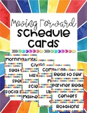 Moving Forward Schedule Cards