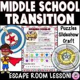 Moving Up to Middle School Transition Lesson: ESCAPE ROOM 